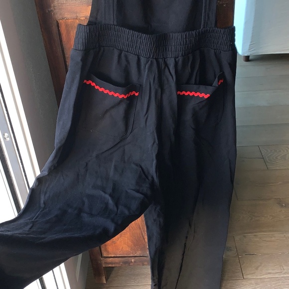 TeeBerry & Weave Apron Front Wide Leg Jumpsuit - Picture 2 of 16